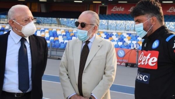 De Luca, De Laurentiis e Gattuso