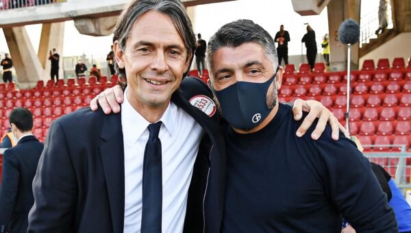 Pippo Inzaghi e Gattuso