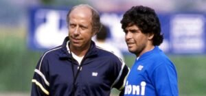 Ottavio Bianchi con Diego Armando Maradona