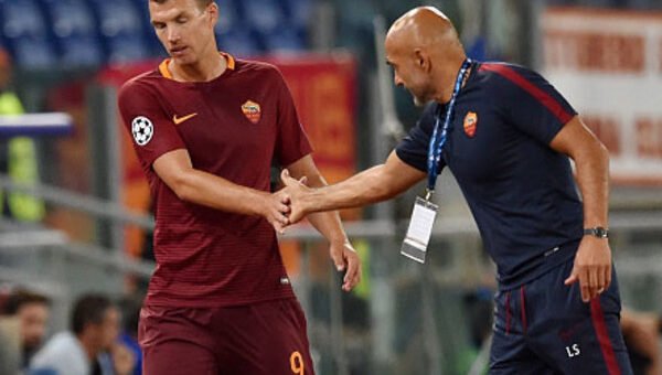 Dzeko e Spalletti