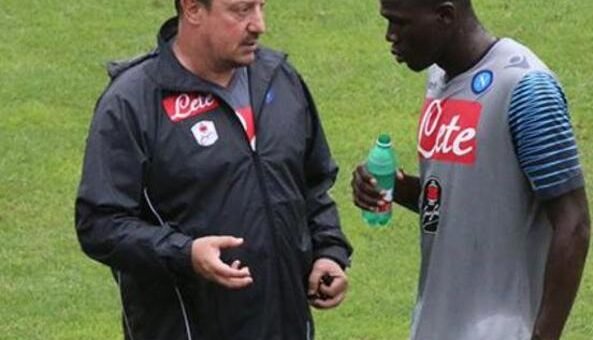 Rafa Benitez con Koulibaly