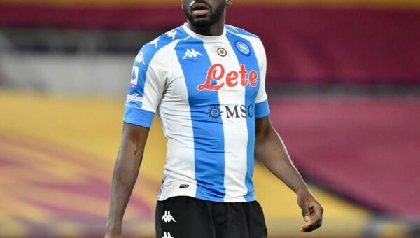 Kalidou Koulibaly Napoli looks on during the Serie A football match between AS Roma and SSC Napoli at Olimpico s