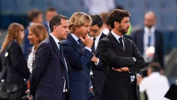 Paratici Nedved Agnelli Juventus