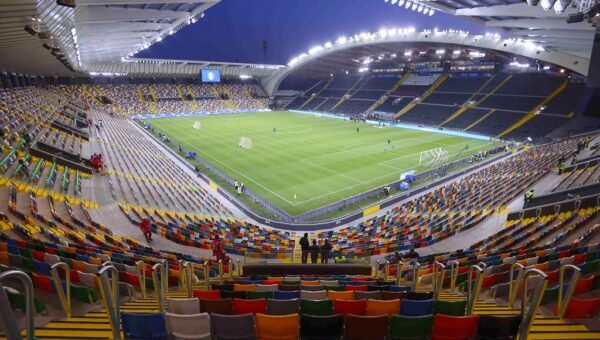 Lo stadio Friuli Dacia Arena