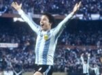 Daniel Bertoni con la maglia dell’Argentina