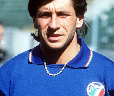 Massimo Crippa con la maglia della Nazionale