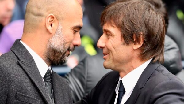 Pep Guardiola e Antonio Conte