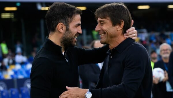 Cesc Fabregas e Antonio Conte
