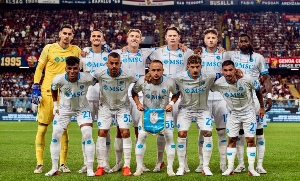 La formazione titolare del Napoli in casa del Genoa