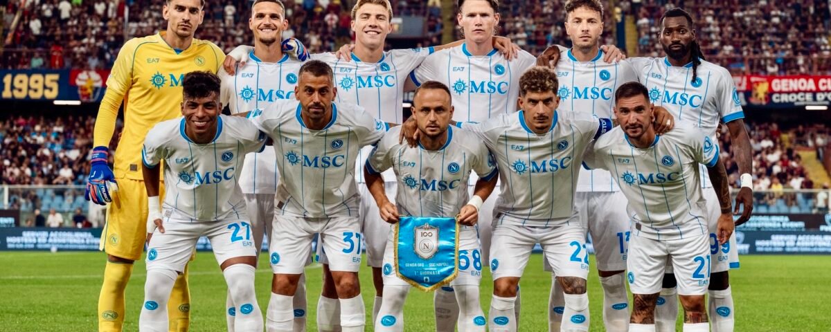 La formazione titolare del Napoli in casa del Genoa
