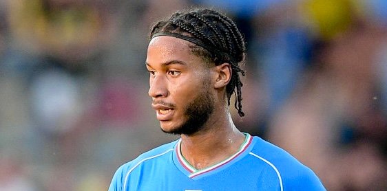 Jean Cajuste of SSC Napoli looks on during the Serie A Tim match between Frosinone Calcio and SSC Napoli at Stadio Benito Stirpe August 19, 2023 in Frosinone, Italy. (Photo by Giuseppe Maffia/NurPhoto via Getty Images)