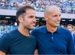 Cesc Fabregas e Massimiliano Allegri