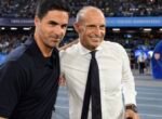 Mikel Arteta e Massimiliano Allegri