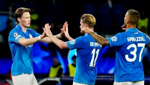 McTominay, De Bruyne e Spinazzola